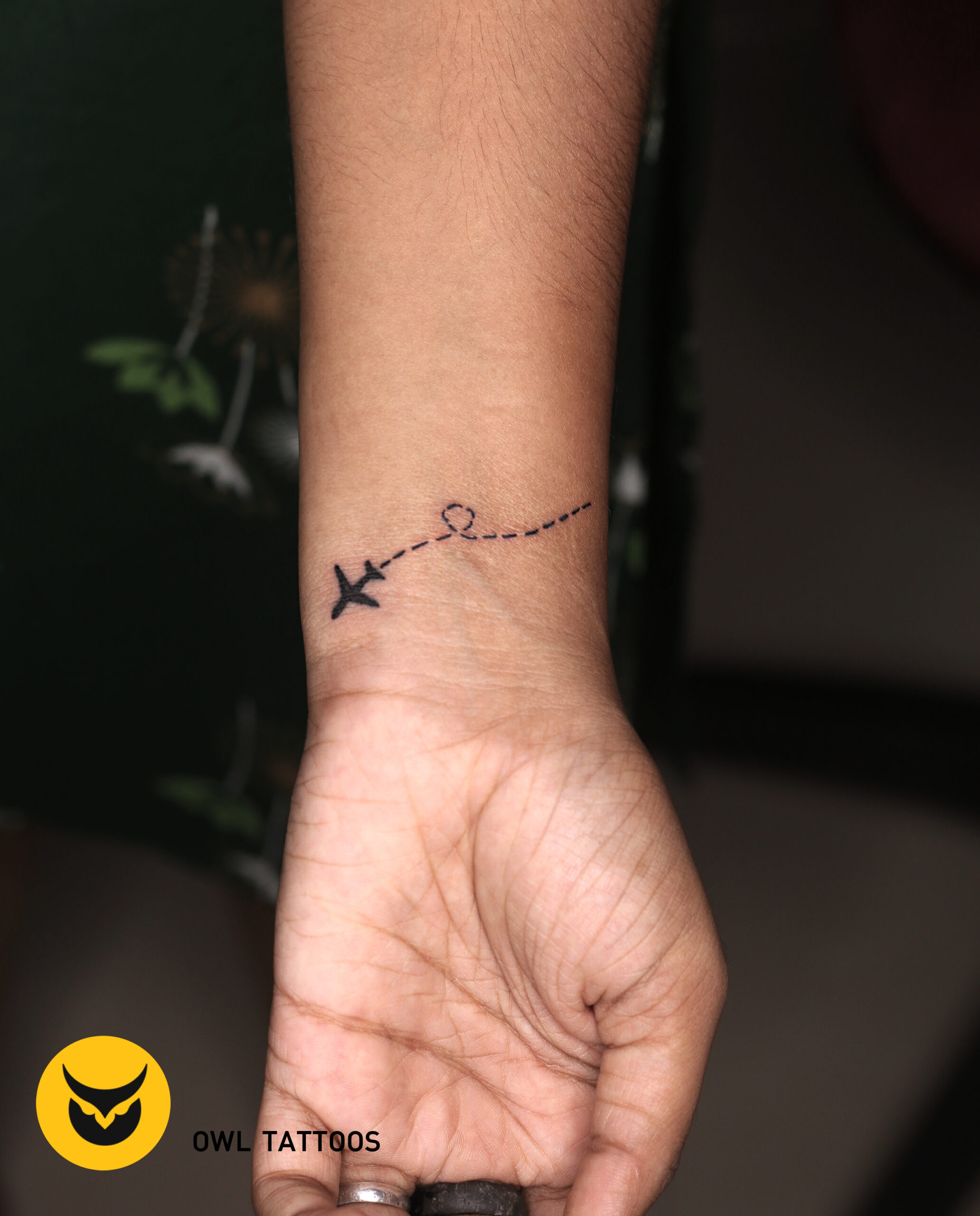 paper plane tattoo 3