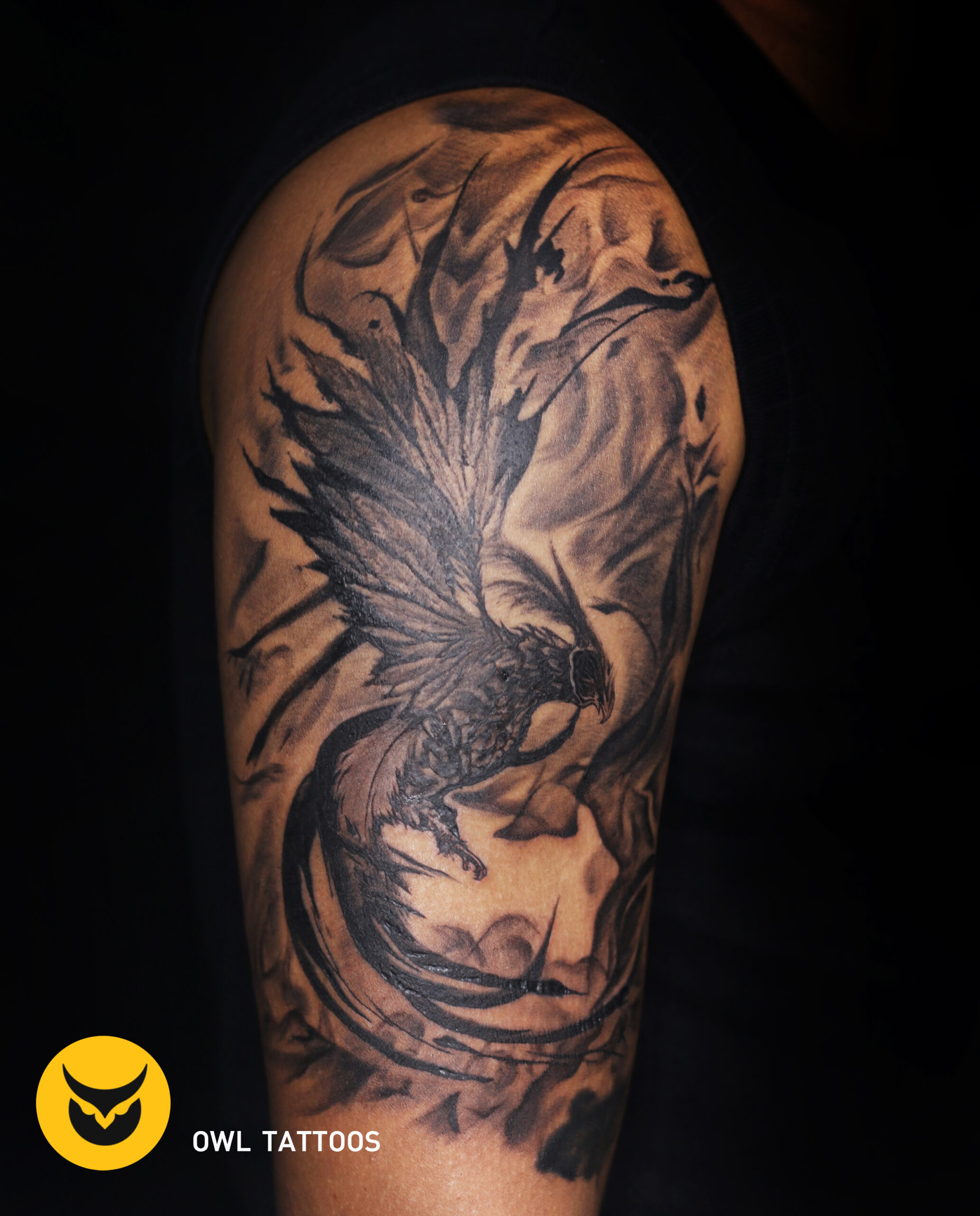 phoenix realism tattoo