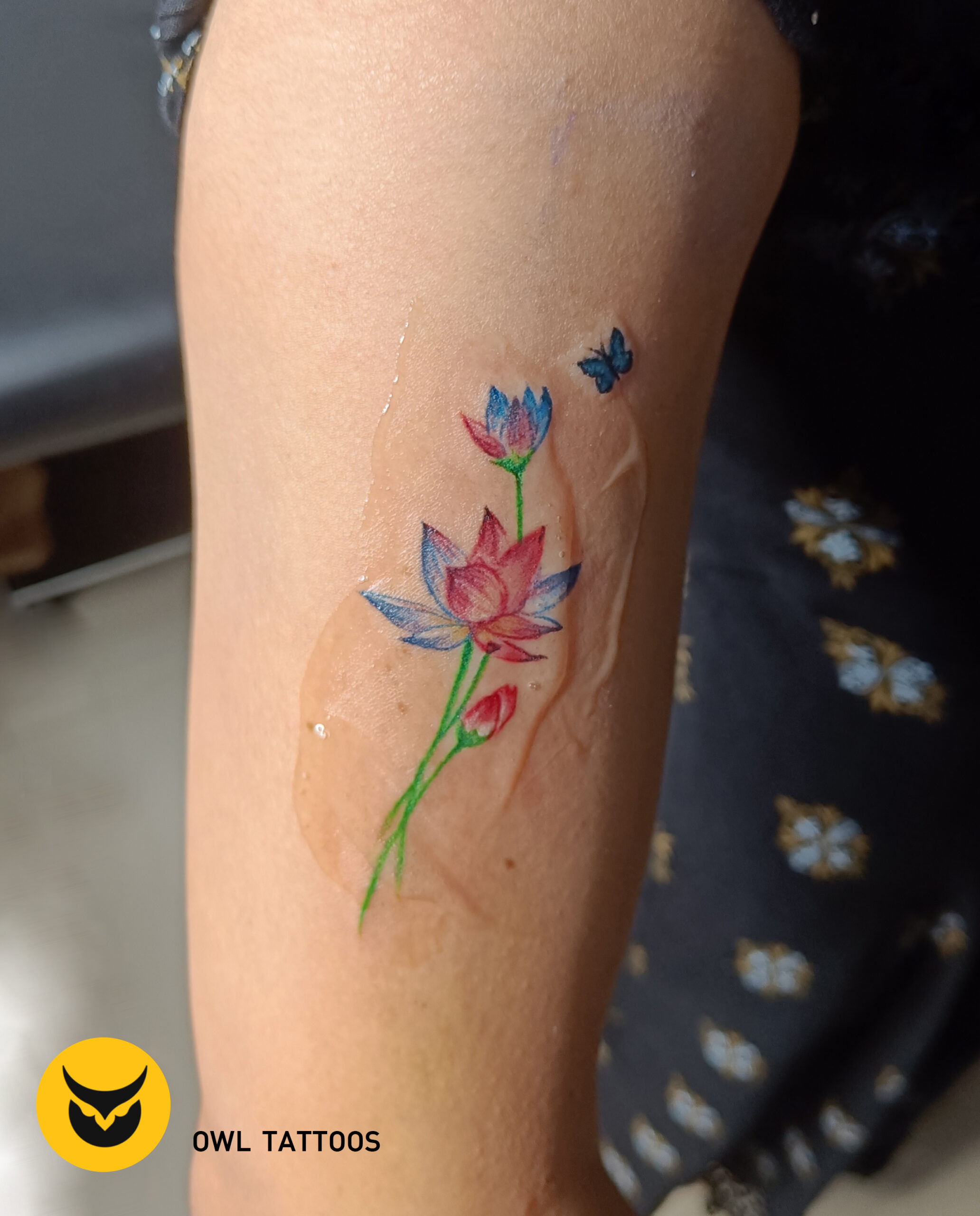 lotus Color tattoo
