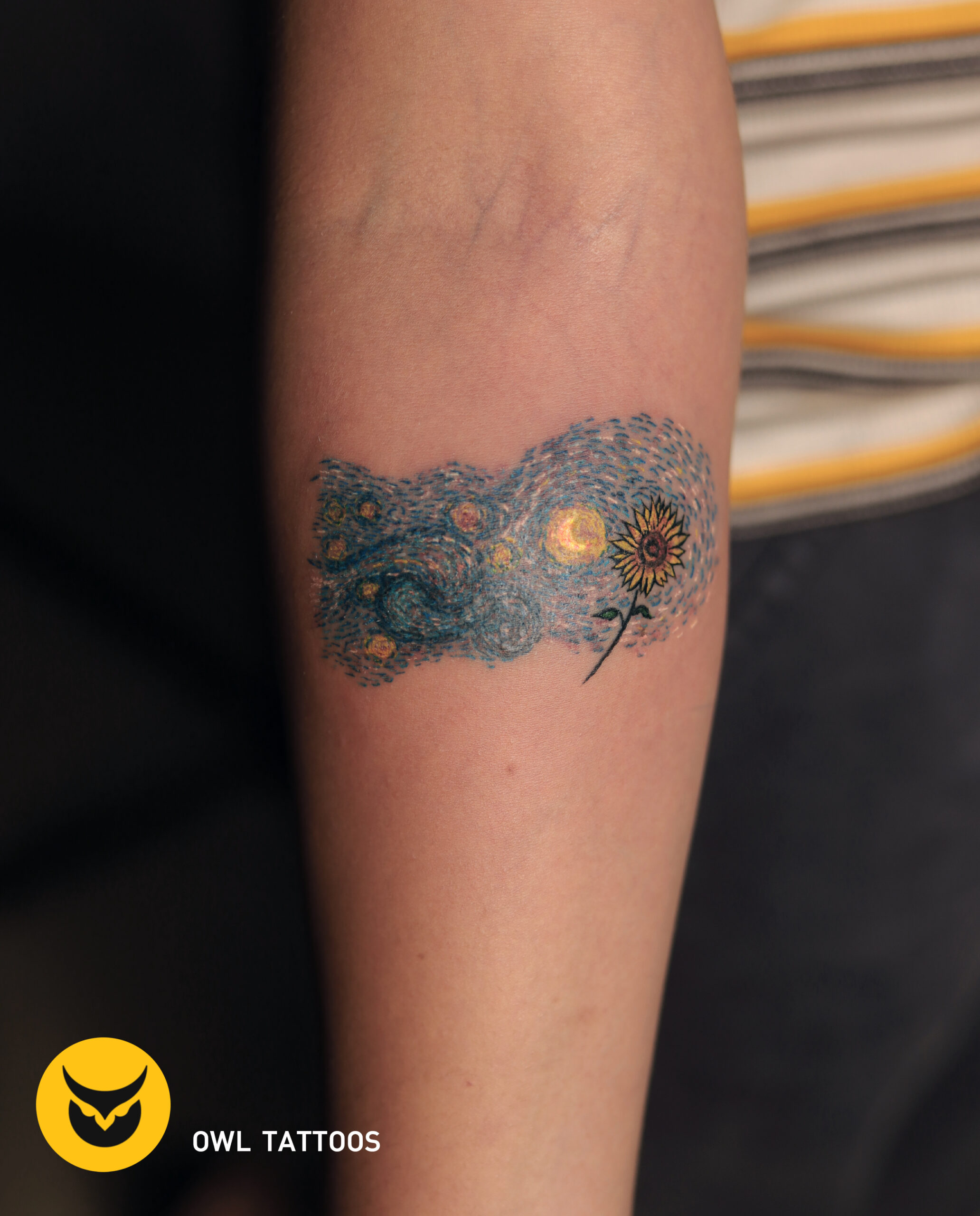 starry night -vanghoh